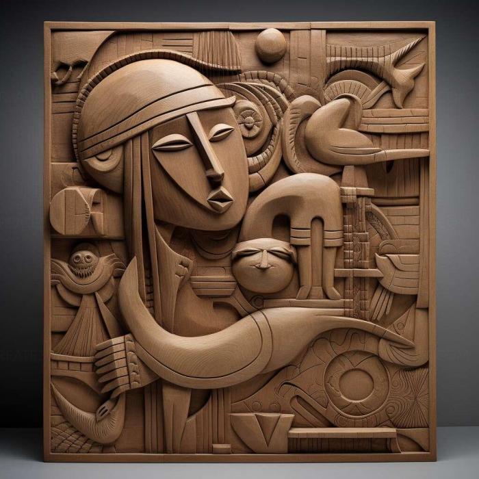 نموذج ثلاثي الأبعاد لآلة CNC 3D Art 